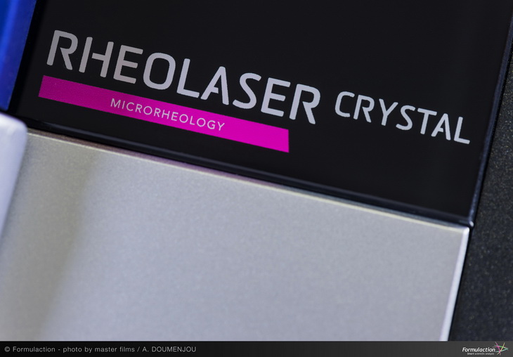 Formulaction Rhéolaser Crystal scientific design R&D look&feel
