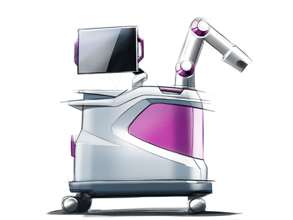 croquis robot chirurgical zimmer biomet rosa