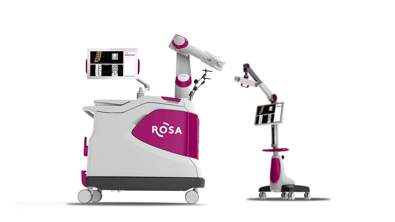 Dependiente Búsqueda Por nombre Design du robot chirurgical ROSA | Blanc Tailleur