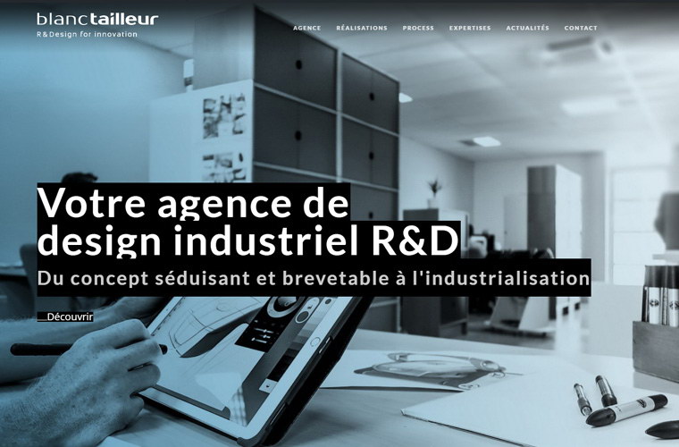site web Blanc Tailleur Design R&D