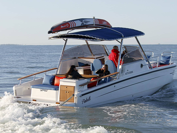 happy day boat de pinball boat catamaran bi mode electrique hybride